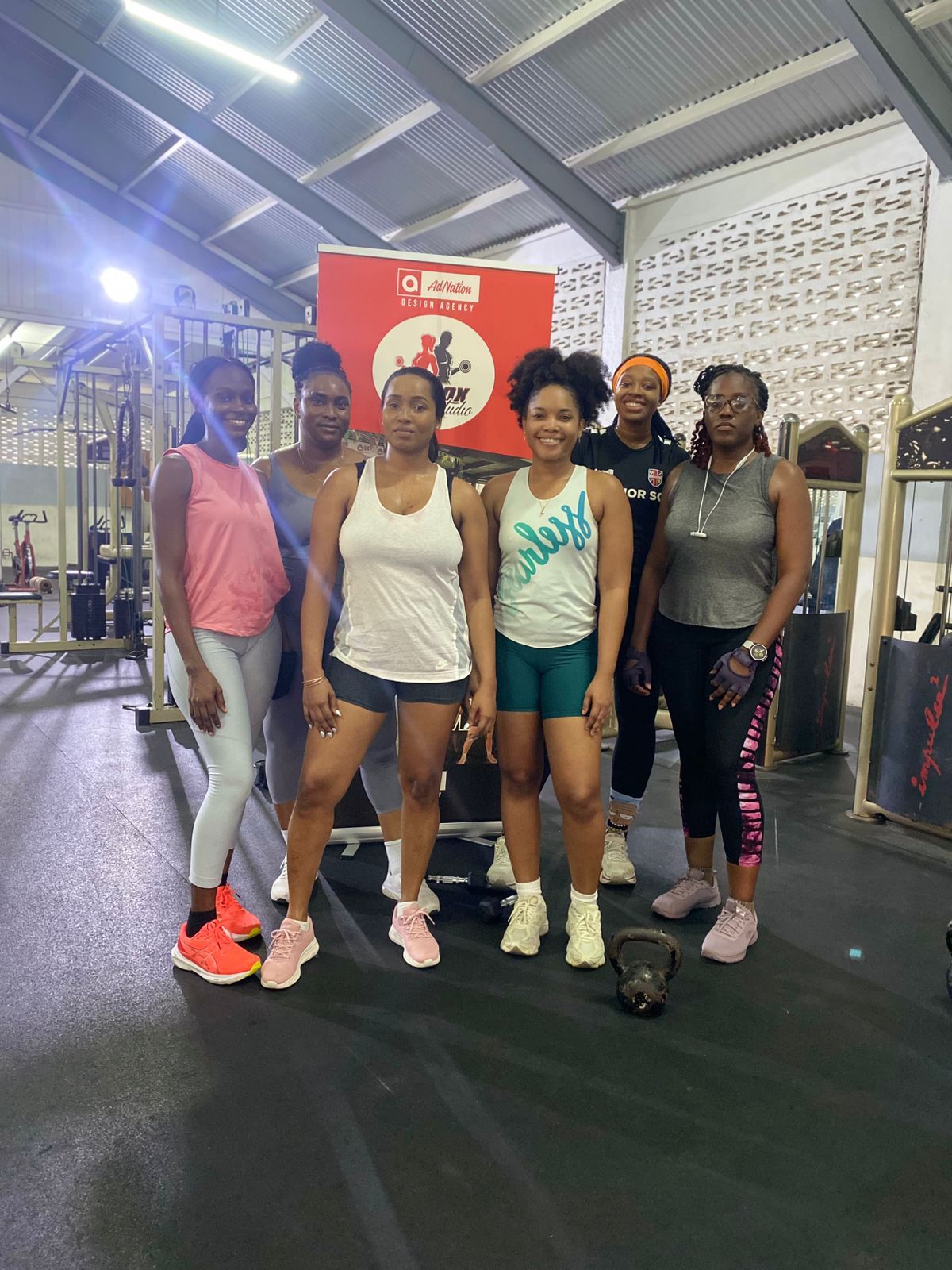 Group gym training